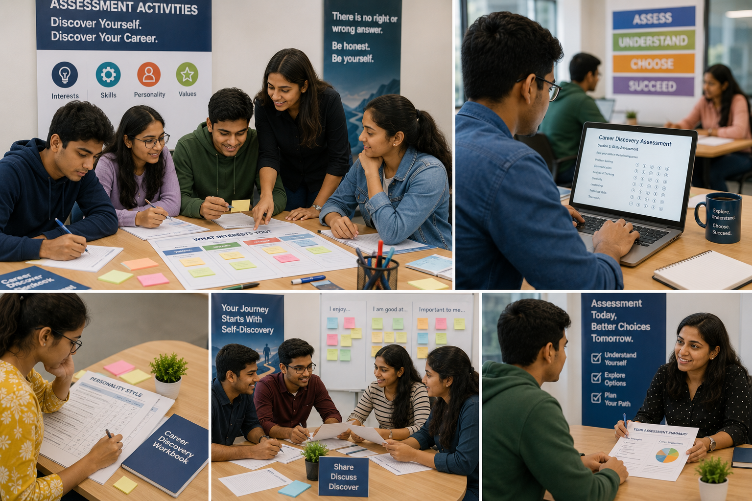 Assessment activities for career discovery