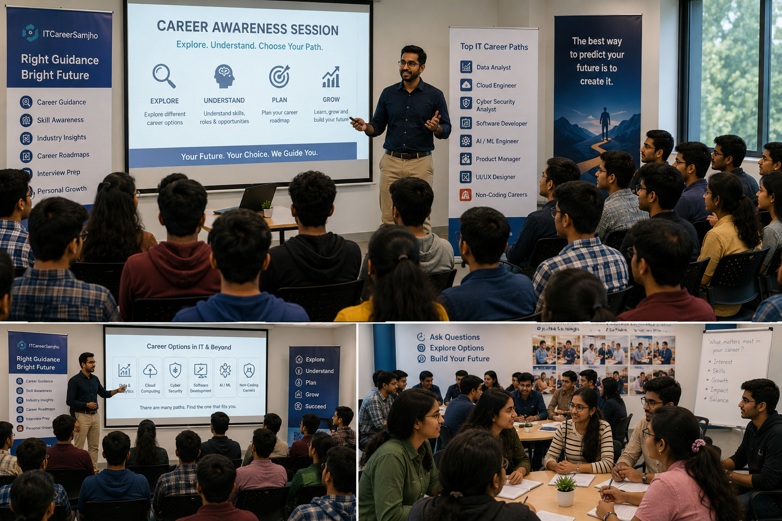 Career awareness sessions with students