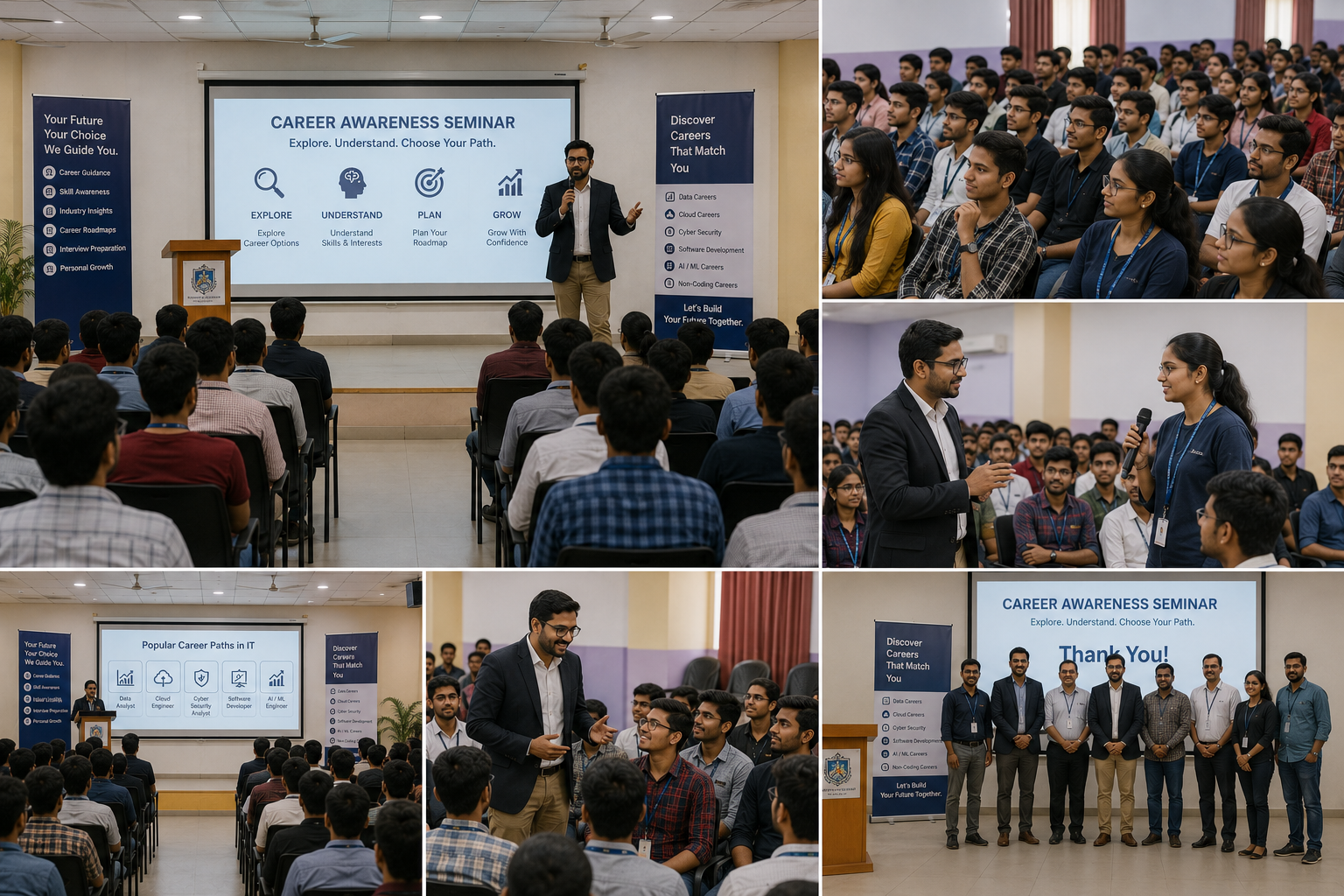 College seminar photos for career awareness